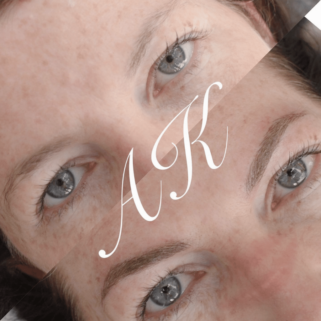 Microblading on young skin